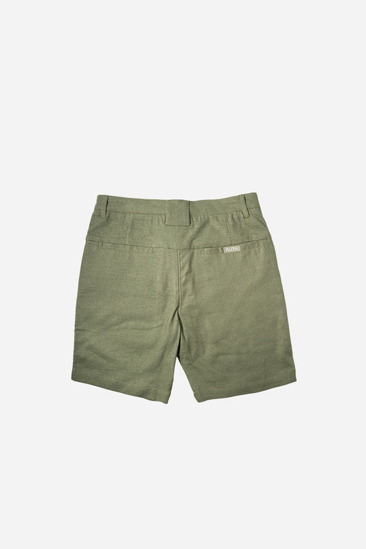 Linen Short - Olive