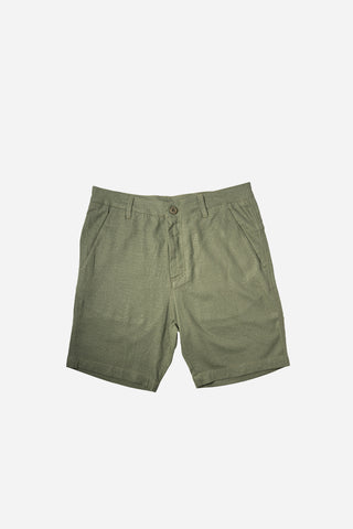 Linen Short - Olive