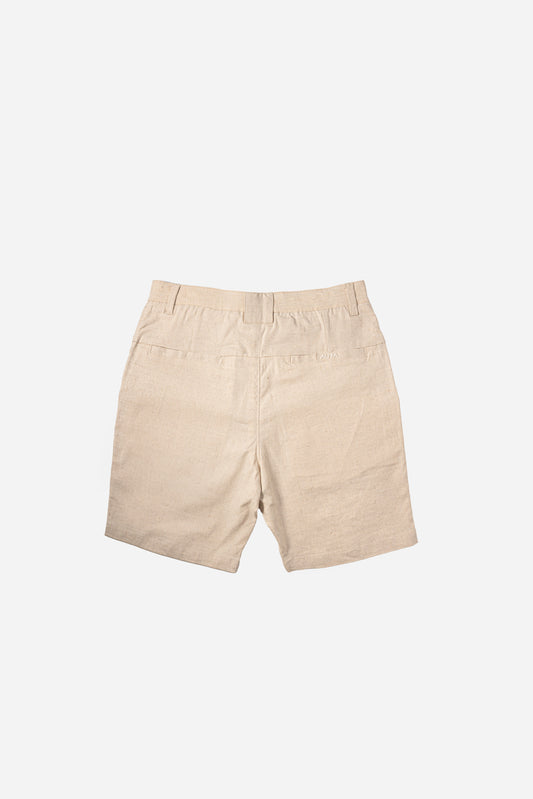 Linen Shorts - Clay
