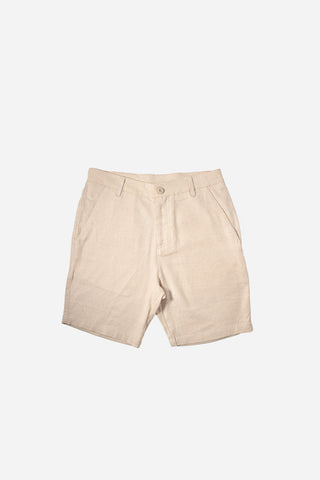 Linen Shorts - Clay