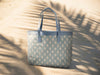 The Monogram Bag - Azure Blue