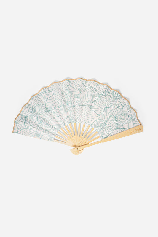 Hand Fan - Light Stone