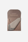 Monogram Pocket Square - Grey