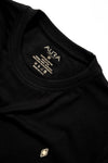 Essential T-shirt Black - Stone Monogram