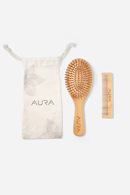 Hair Brush & Comb Set