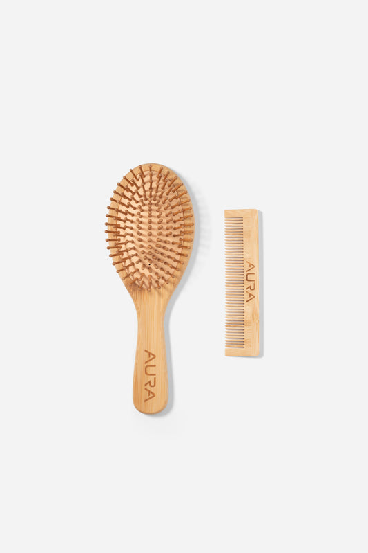 Hair Brush & Comb Set