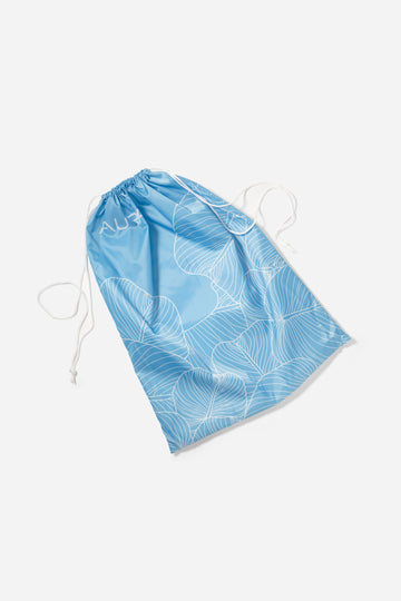 Canvas Drawstring Bag - Sky Blue