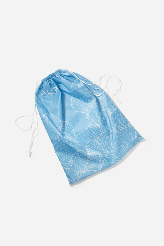 Canvas Drawstring Bag - Sky Blue
