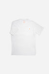 Essential T-shirt White - Orange Monogram