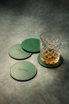 Coasters - Evergreen Leather - Set of 4