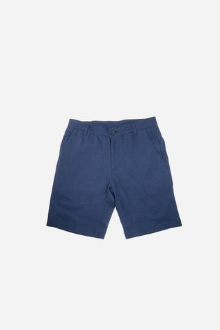 Linen Short - Horizon Blue