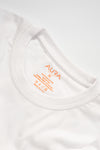 Essential T-shirt White - Orange Monogram