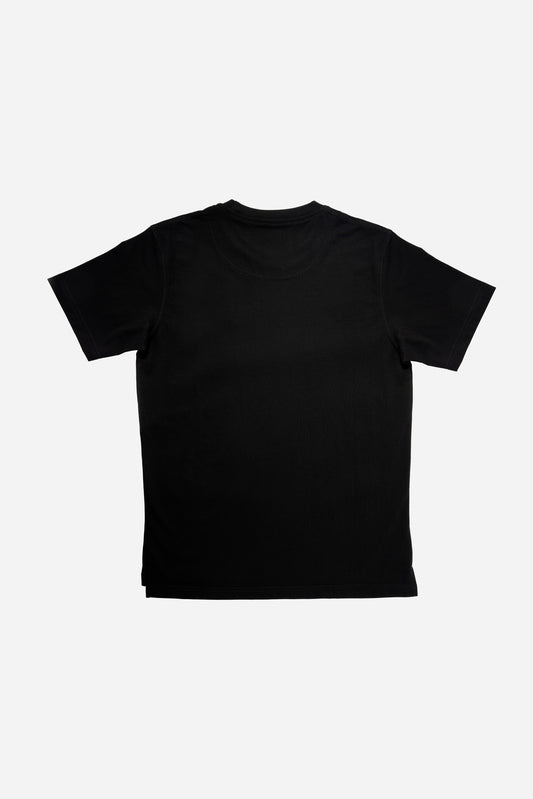 Essential T-shirt Black - Grey Monogram