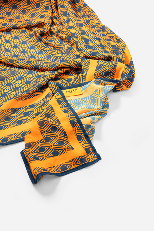 Monogram Sarong - Midnight Mirage