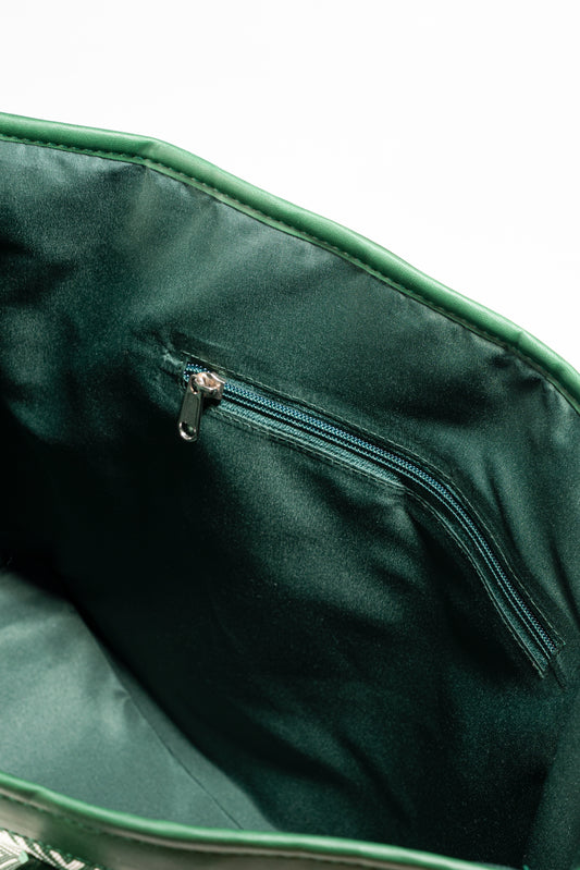 The Monogram Bag - Evergreen