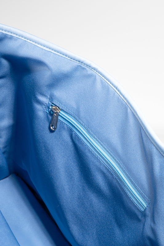 The Monogram Bag - Azure Blue