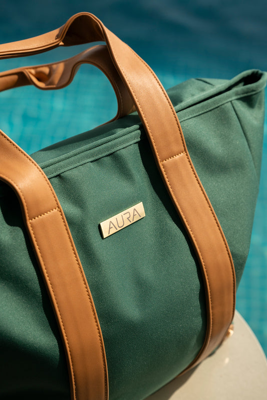 Beach Bag - Palm Green