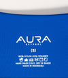 AURA Skypool care label on Calypso swimsuit, 80% nylon 20% spandex, made in Indonesia
