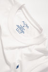 Essential T-shirt White - Blue Monogram