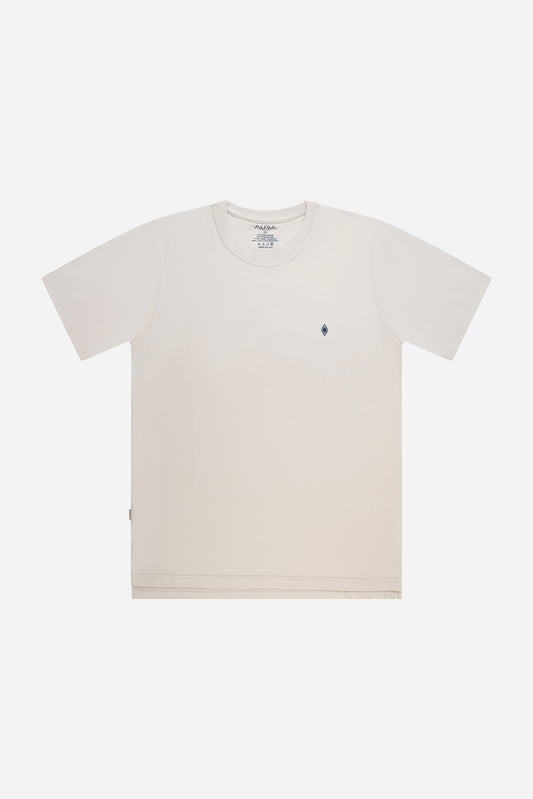 Essential T-shirt Grey - Blue Monogram
