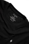Essential T-shirt Black - Grey Monogram