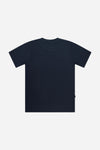 Essential T-shirt Navy Blue - Stone Monogram
