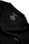 Essential T-shirt Black - Stone AURA