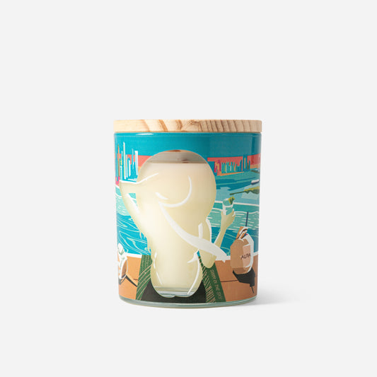 Find Your Aura Candle - Amber, Blue Lavender & White Peach