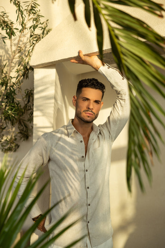 Linen Shirt - Clay
