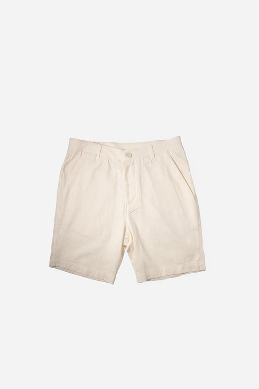 Linen Short - White