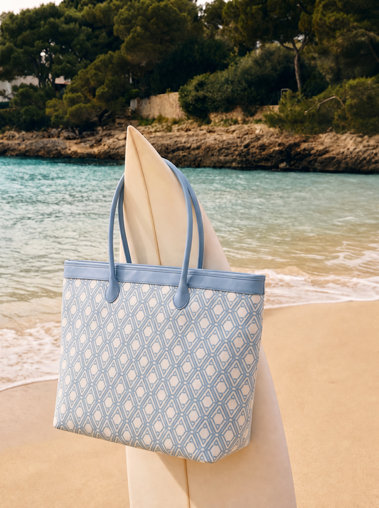 Sac cabas Monogramme - Bleu Azur
