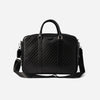 AURA Pinnacle Laptop Case in Black with detachable shoulder strap attached