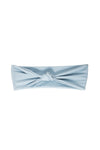 AURA Solstice bandeau bikini top in pale azure blue, strapless silhouette