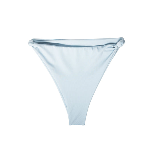 AURA Solstice bikini bottom in pale azure blue with side knot ties