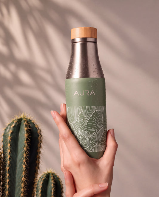 Stainless Steel Bottle - Olive Green